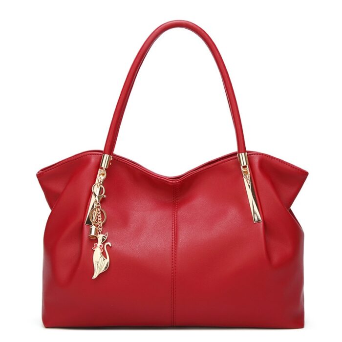 Women's Tote Bag Bags, Large Leather Shoulder Bag Purse Top Handle Hobo Handbag - Image 3