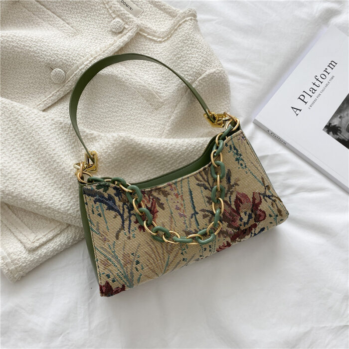 Fashion Simple Baguette Shoulder Bag Armpit - Image 4
