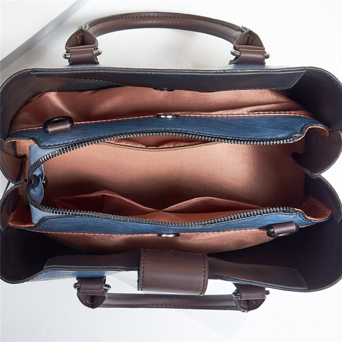 Women Shoulder Bag Big Buckle Handbags Work Daily Office Crossbody Bags - Image 3