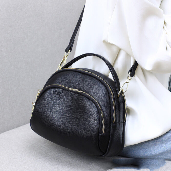 Women S Single Shoulder Bag Leather Diagonal Bag - Image 3
