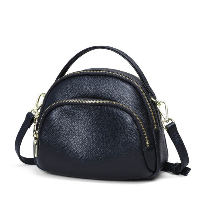 Women S Single Shoulder Bag Leather Diagonal Bag - Image 6