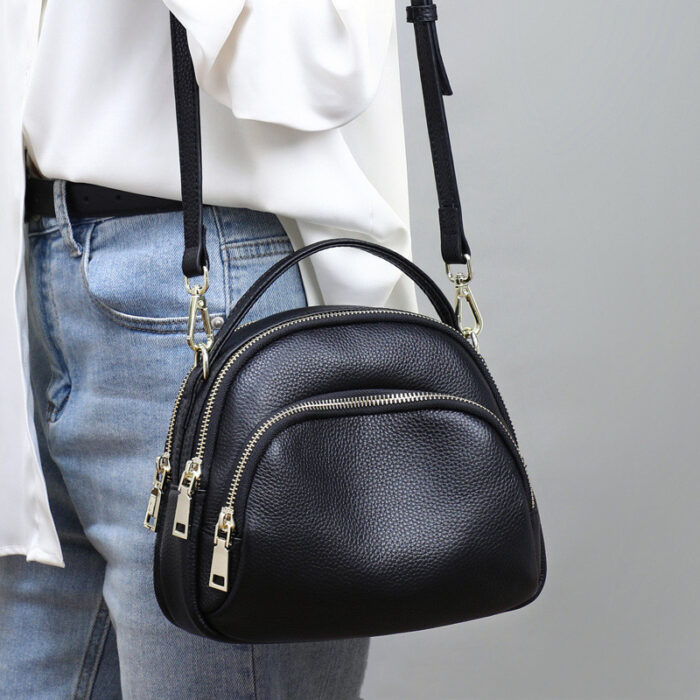 Women S Single Shoulder Bag Leather Diagonal Bag - Image 1
