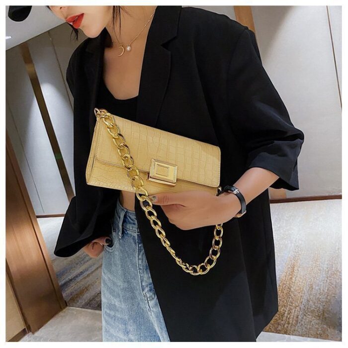One Shoulder And Underarm Bag Women Baguette Bag - Image 2