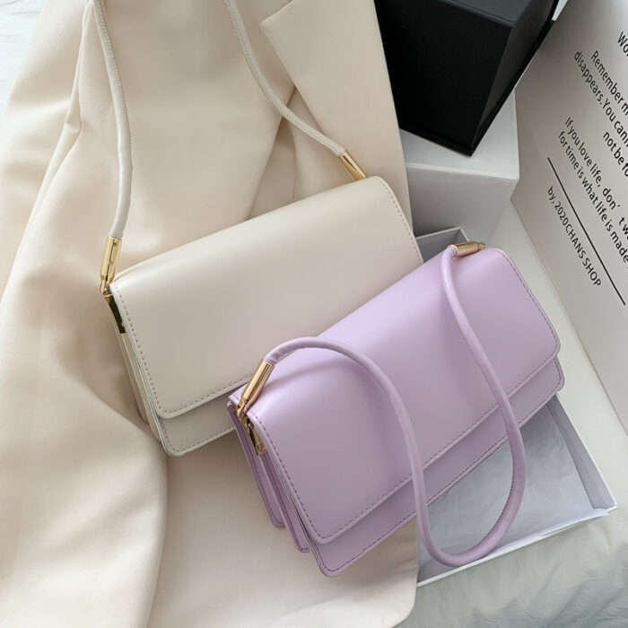 Fashion Shoulder Bag Korean Style Underarm Bag Baguette Bag - Image 1