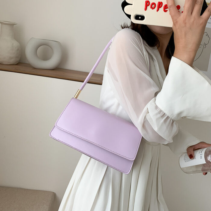 Fashion Shoulder Bag Korean Style Underarm Bag Baguette Bag - Image 3