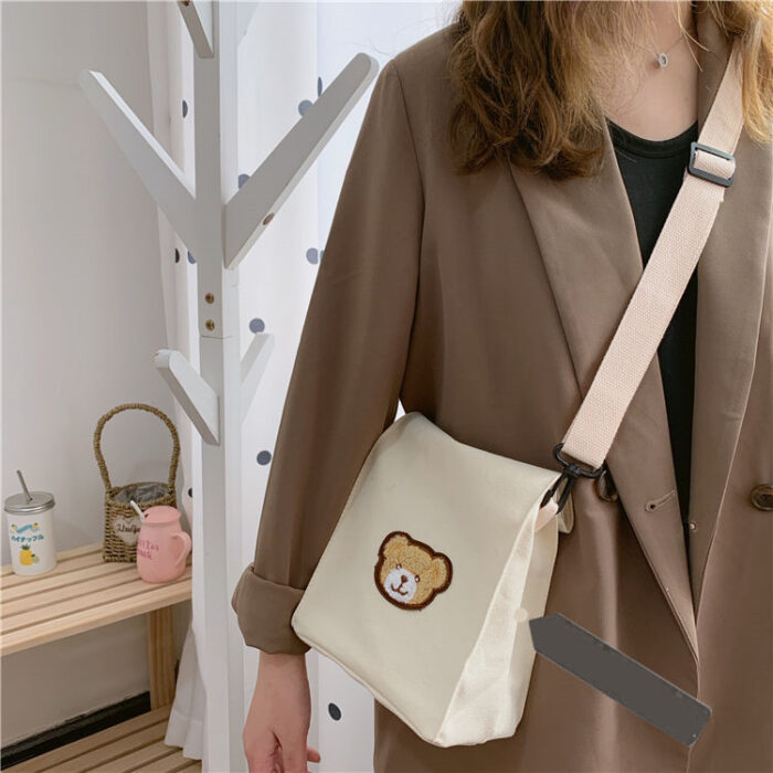 Crossbody Bag Female Canvas Shoulder & Crossbody Bag - Image 4