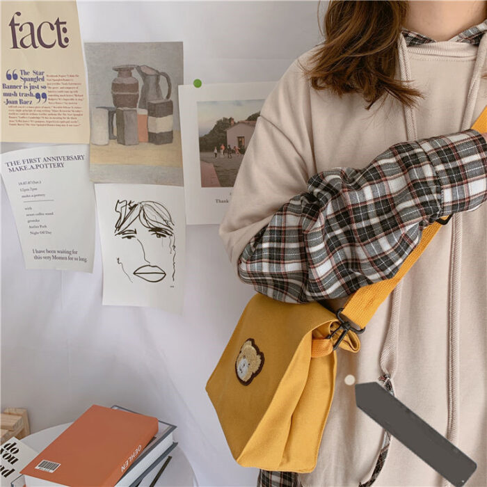 Crossbody Bag Female Canvas Shoulder & Crossbody Bag - Image 5