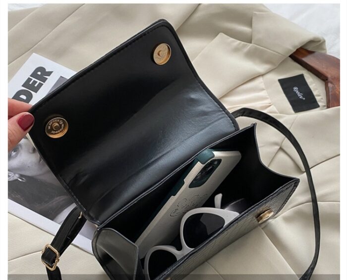Small square bag retro armpit bag women''s bag - Image 3