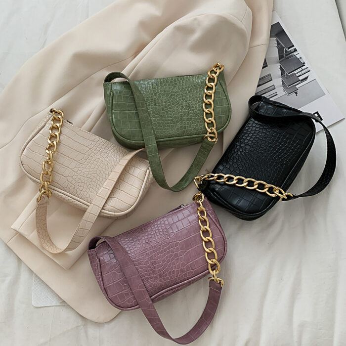 Underarm bag retro one-shoulder baguette - Image 1