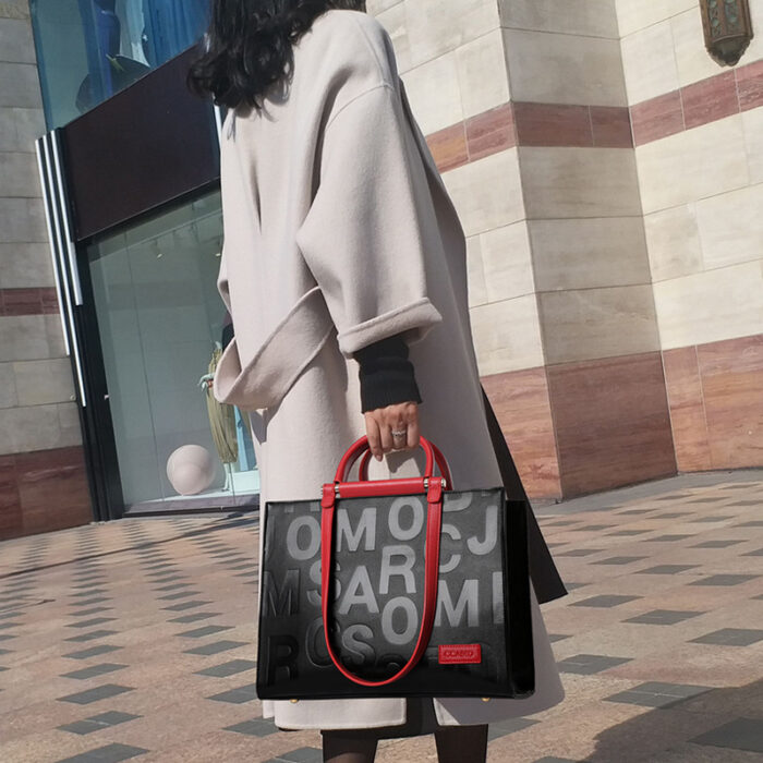 Female Large Capacity Top-Handle Bag Lady's Handbag Casual Tote Girl Messenger Bag - Image 2