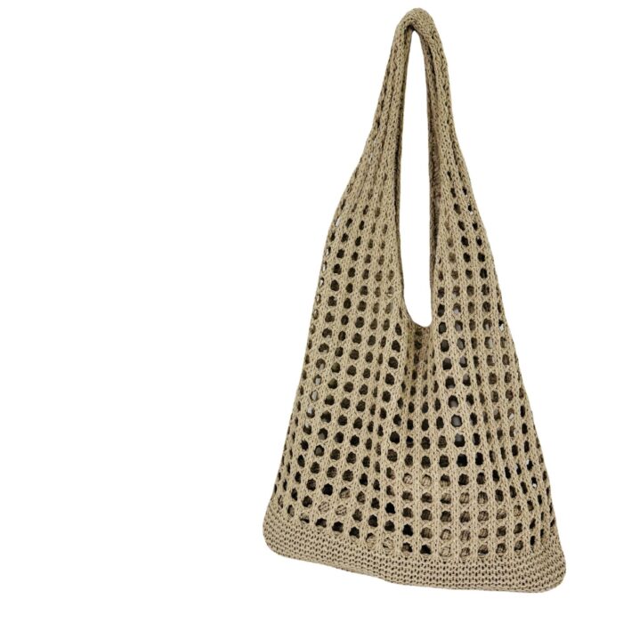 Tote Beach Knitted Hollow Bag - Image 2