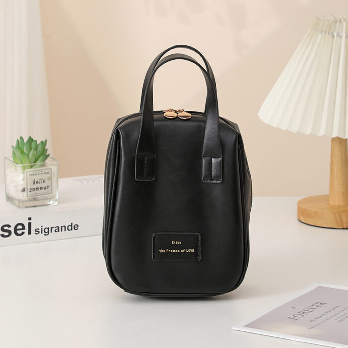 Handle-top Cosmetic Bag Ins Fashion Shell-shaped Handbag Toiletry Bags Travel High Capacity Portable Storage Make Up Bag - Image 9