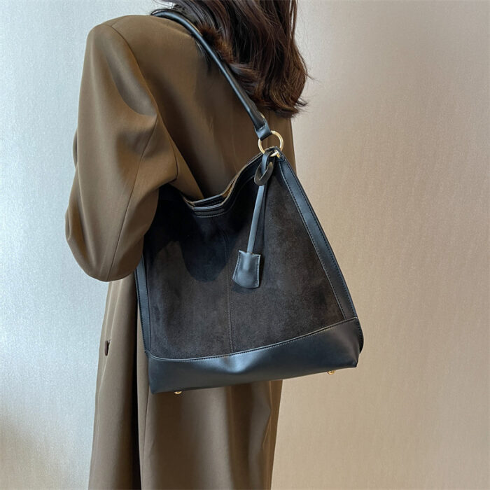 One Shoulder Frosted Cross Body Commute To Work - Image 7
