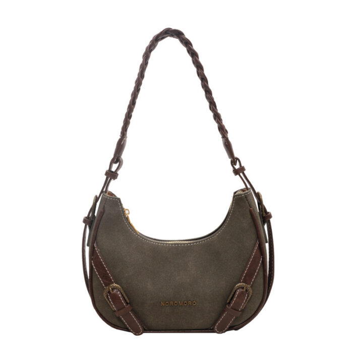 Retro Underarm Baguette Shoulder Selenodont Bag - Image 7