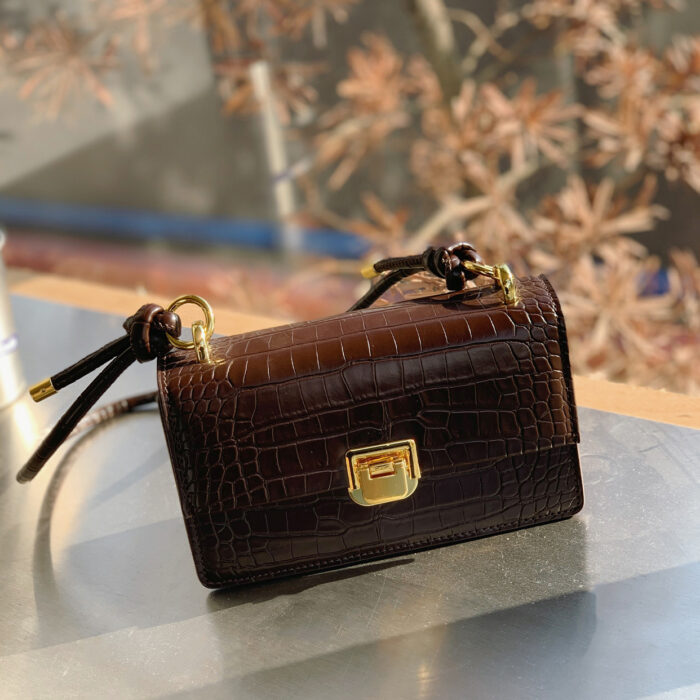 Pattern Baguette One-shoulder Used Underarm Bag - Image 1