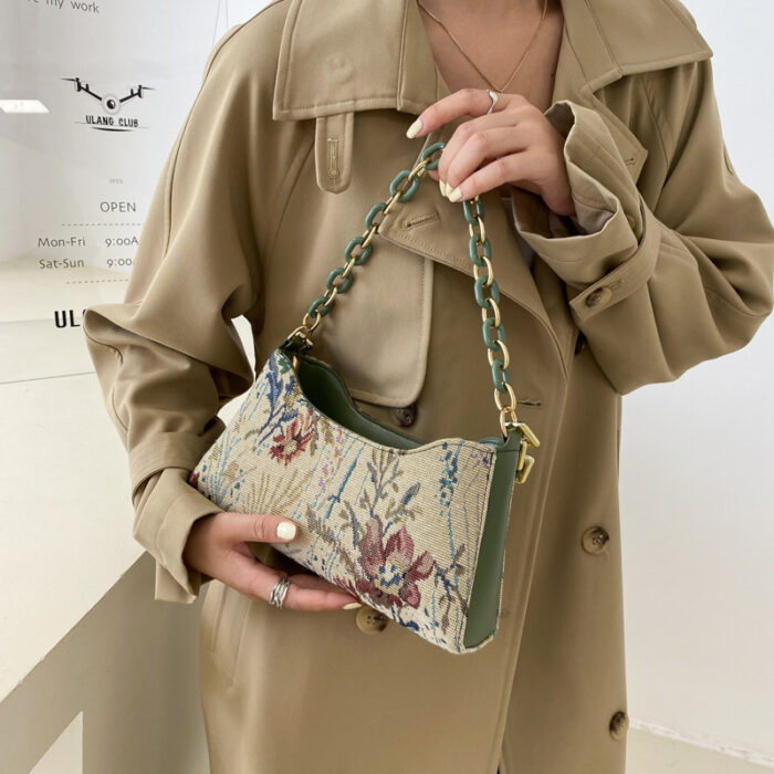 Fashion Simple Baguette Shoulder Bag Armpit - Image 6