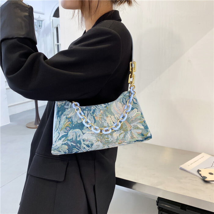 Fashion Simple Baguette Shoulder Bag Armpit - Image 1