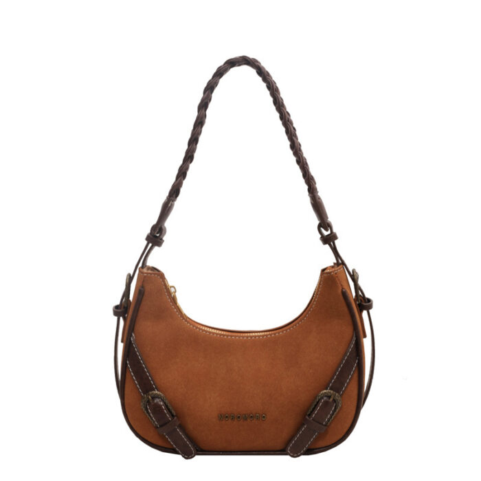 Retro Underarm Baguette Shoulder Selenodont Bag - Image 5