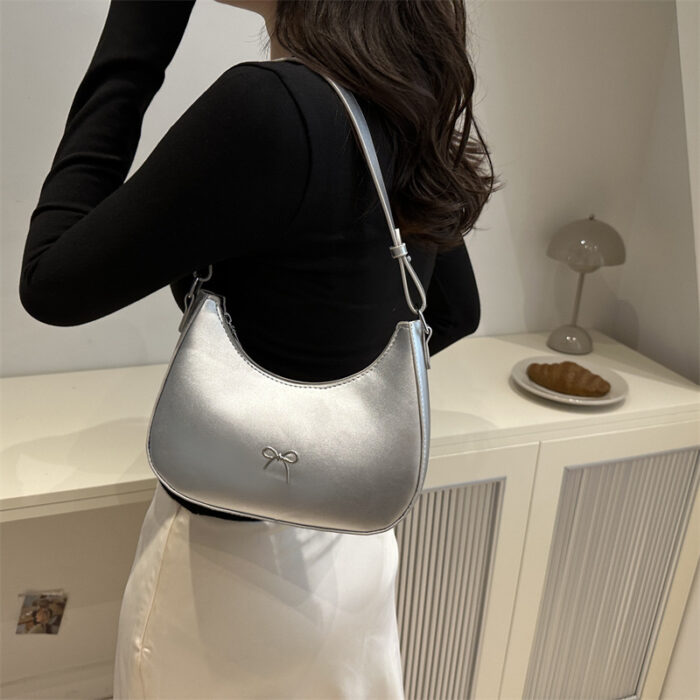 Underarm Small Bag Women's Shoulder Baguette Handbag - Image 2