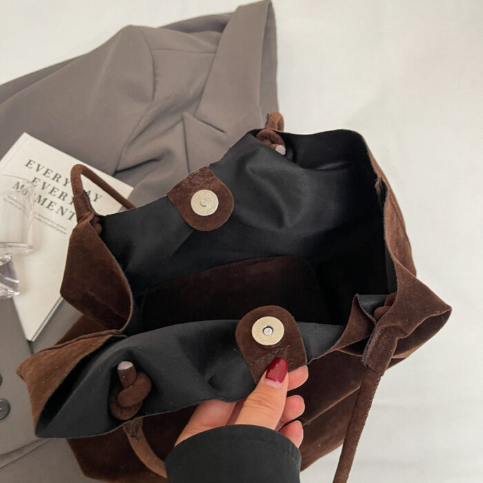 Retro Bags Women's Large Capacity Autumn Simplicity Work Commuter Shoulder Underarm Bag - Image 2