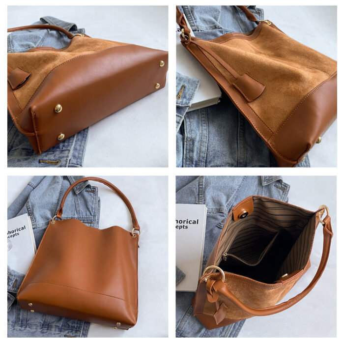 One Shoulder Frosted Cross Body Commute To Work - Image 4