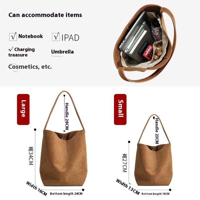 Women's Leather Commuter Shoulder Bag - Image 4