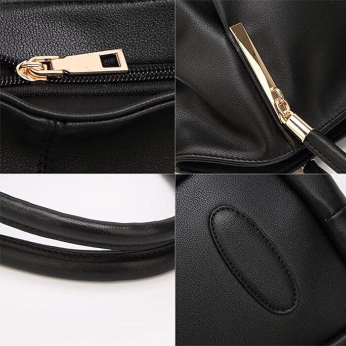 Women's Tote Bag Bags, Large Leather Shoulder Bag Purse Top Handle Hobo Handbag - Image 9