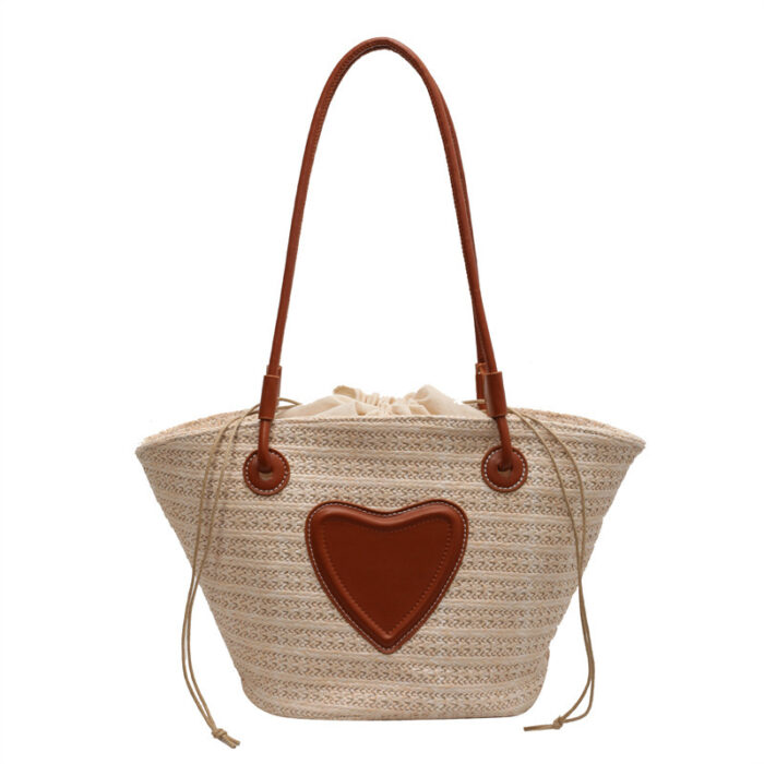 Women's Simple Straw Tote Bag - Image 2